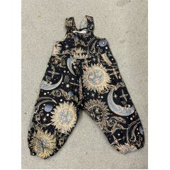child's sun and moon dungaree